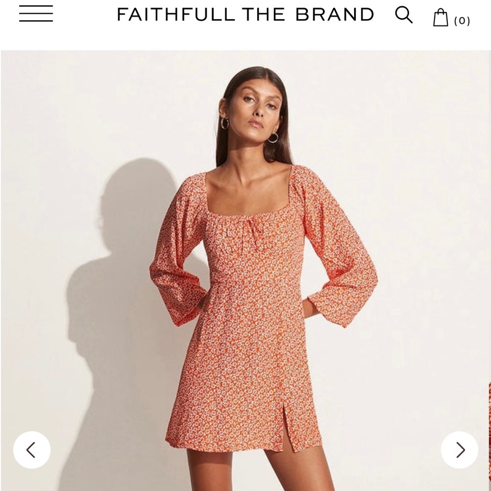 Brand New Faithful the Brand Floral Dress